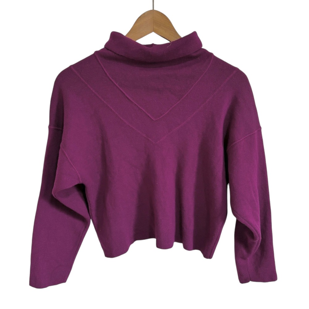 Vintage Purple Cowl Neck Sweater